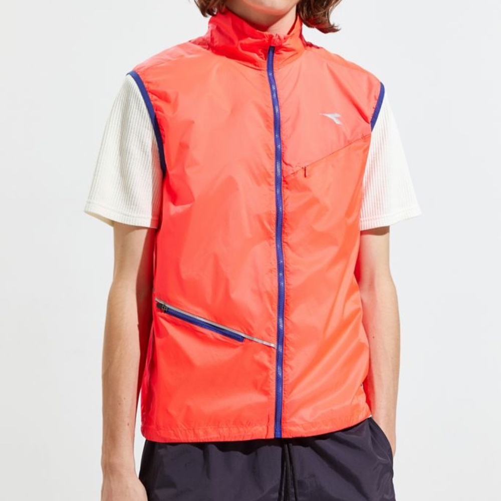 NEW Diadora Windproof Gilet Running Vest